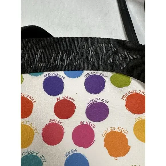 NWOT BETSEY JOHNSON Polka Dot Weekender W/Small Purse Travel Luggage Duffel - Picture 13 of 13